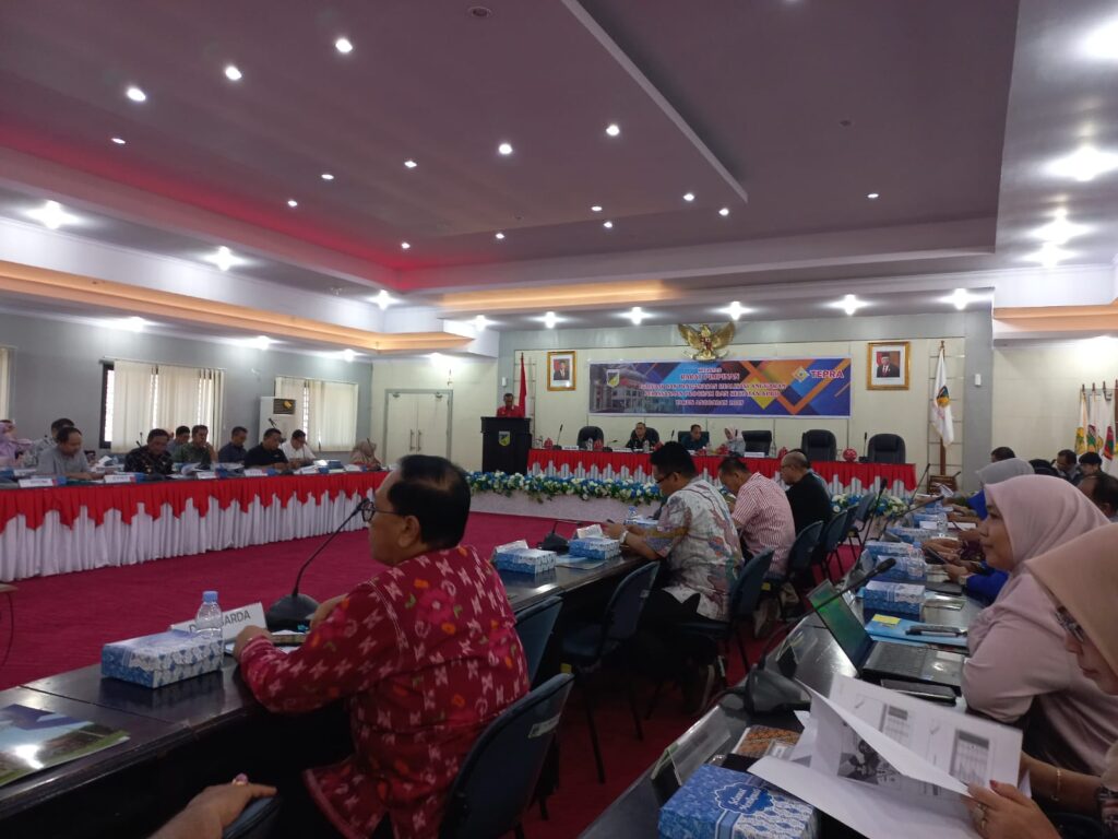Rapat Pimpinan Evaluasi Pengawasan Realisasi APBD Sulawesi Tengah Tahun 2023